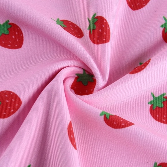 🍓Sexy Kawaii Lolita Strawberry Dress Set | Pink - Picture 3 of 16